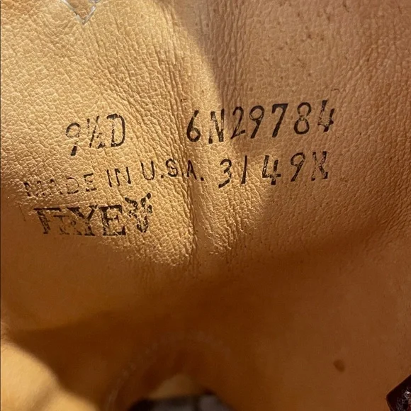 Frye Vintage Brown Leather Cowboy Boots - Men’s 9.5D